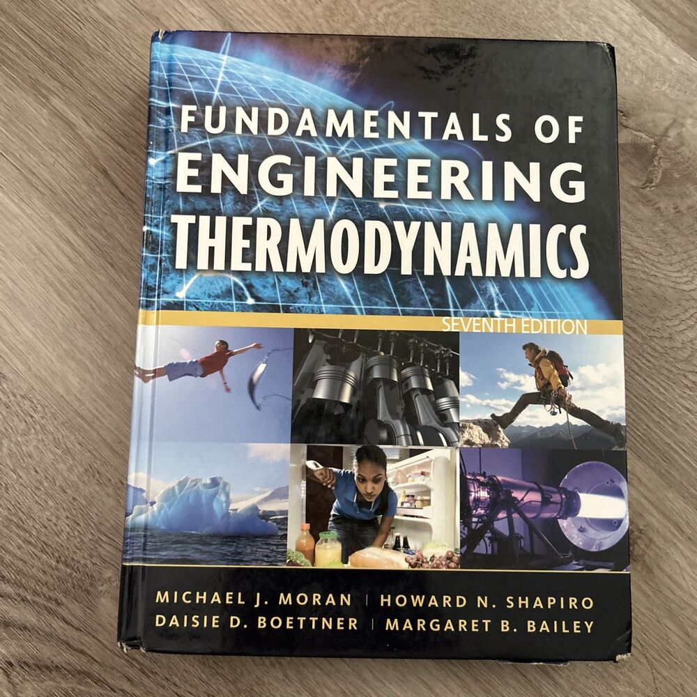 Fundamentals of Engineering Thermodynamics 7th Ed Hardcover 2011 Moran Shapiro